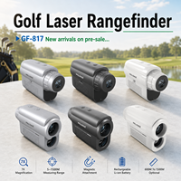 Télémètre de golf numérique balistique mini rechargeable avec affichage portable et mesure de pente, monoculaire laser
