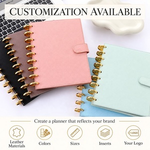 Planificador de Presupuesto B5 Personalizado Hongbo, Multicolor, con Cubierta de Cuero Saffiano, Diseño Estético para Gestión del Presupuesto/<span class=keywords><strong>Agenda</strong></span>/Organización - Product Image 4