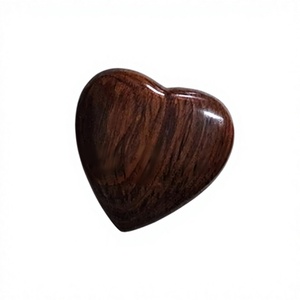 Urne funéraire souvenir coeur palissandre pour cendres humaines urne funéraire commémorative cendres avec sac en velours gratuit - Product Image 1