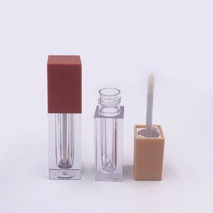 Tube de baume à lèvres et de brillant à lèvres 6 ml, couleurs violet, jaune, beige, rose, blanc, noir, avec grand applicateur, prix usine - Product Image 5