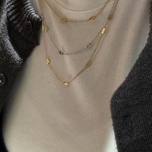 Collar de Plata de Ley S925 con Encaje Tejido, Textura de Lujo, Cadena de Clavícula Tejida de Lujo Ligero, Collares en Capas de Moda - Product Image 1