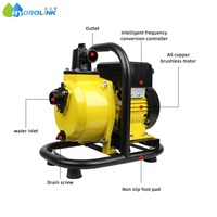 Pompe solaire à fréquence variable 24V 400W 1 pouce pour irrigation agricole, pompe de surface haute pression