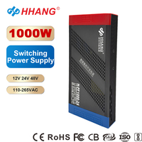 Fuente de Alimentación Conmutada LED de 1000W, Fuente de Alimentación LED de Voltaje Constante de 12V 24V DC con Múltiples Salidas