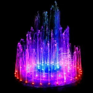 Fornitore di fontane musicali con fontana d'acqua danzante in piscina a Guangzhou