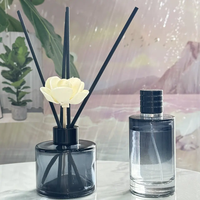 Bouteille en verre diffuseur de parfum pour voiture, hôtel, salle de bain, 150 ml, pour aromathérapie, vente en gros