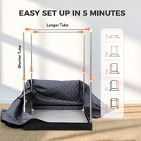 Sauna de Vapor Portátil Ecológica para Uso Personal en Casa, para Terapia de Sudoración de Cuerpo Completo, Ideal para la Sala de Estar Familiar