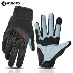 Gants de moto rétro pour hommes et femmes, écran tactile, respirants, pour l'aventure, le motocross, la course, équipement de protection pour moto - Product Image 2