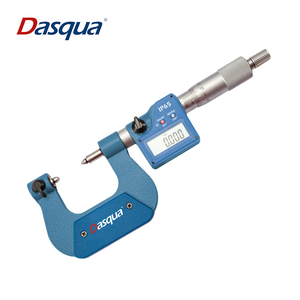 Dasqua 0-25mm 0.001 Graduation Non-rotating Spindle Type Digital Screw Thread <b>Micrometer</b> 4127-0005 Digital Screw Thread Micromet - Product Image 6