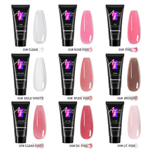 กาวต่อเล็บ 9 สี 30 มล. โพลีเจล น้ำยาขัดเงา เจลอะคริลิคสำหรับมืออาชีพ อุปกรณ์ทำเล็บและดูแลเล็บ - Product Image 2