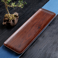 Plateau de service en bois élégant et durable, long et rectangulaire, pour charcuterie, fromage, collations, cuisine, dîner et fêtes, assiettes polies