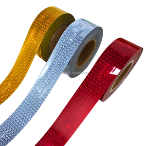 ECE 104 Reflective Tape PMMA Acryl Micro Prisma tic Retro Reflective Vinyl <span class=keywords><strong>Sticker</strong></span> Tape Roll für LKW - Product Image 3