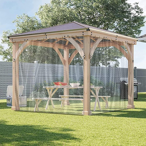 Bâche transparente en PVC vinyle robuste et imperméable <span class=keywords><strong>de</strong></span> 14 mil pour fenêtres <span class=keywords><strong>de</strong></span> véranda, auvents et tentures <span class=keywords><strong>de</strong></span> patio, avec œillets - Product Image 6
