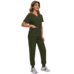 Uniformes de Enfermería Tejidos Elásticos en 2 Direcciones con Bolsillos Ocultos - Diseño Ergonómico para Trabajadores de la Salud - Product Image 6