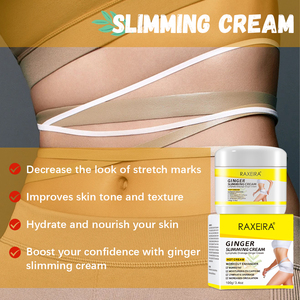<span class=keywords><strong>Crème</strong></span> Amincissante Anti-Cellulite au Gingembre 100g Marque Blanche Efficace pour le Corps Entier, les Jambes et la Taille – <span class=keywords><strong>Crème</strong></span> de Massage pour la Perte de Poids - Product Image 5