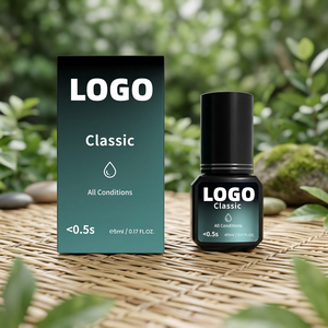 Korean HQ Vegan Cruelty-Free Fast Drying Hydroquinone Free Eyelash Extension <b>Glue</b> Liquid Waterproof Oil Proof All Conditions - Product Image 1