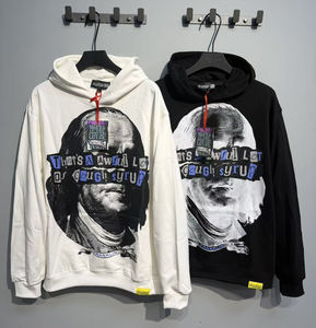 ขายดีผ้าฝ้าย100% ที่มีฮู้ดแบบหลวมแนวสตรีทแบบน้ำเชื่อมแนวสตรีทมีตัวอักษร - Product Image 2