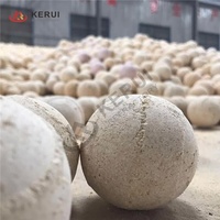 Brique réfractaire portable en bois réfractaire boule en céramique résistante à l'alumine réfractaire pour four