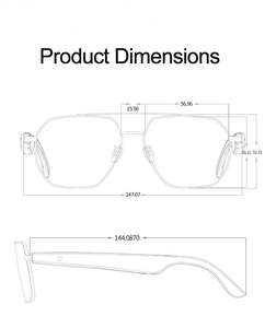 Gafas Inteligentes W100C con IA, Traducción, Grabación de Video Inalámbrica, Fotografía, Cámara de 800W, Llamadas BT, Wifi, para Hombres y Mujeres - Product Image 5