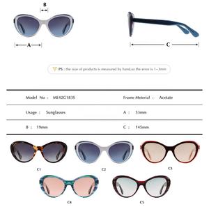 Lunettes de soleil HEMME <span class=keywords><strong>Paris</strong></span> en gros, logo personnalisé, forme de cœur pour femmes, OEM, polarisées, TAC UV400, acétate, légères, vision nocturne - Product Image 6