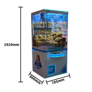 Machine à griffes d'approvisionnement d'usineCheap parc d'attractions Machine <span class=keywords><strong>de</strong></span> jeu à pièces moyennes sirènes machine à griffes jeu d'arcade bonbons gra - Product Image 6