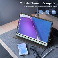 Monitor Portátil Táctil USB-C de 13.3 Pulgadas con 100% sRGB y Relación de Contraste de 1200:1 para Edición de Fotos y Videos, Segundo Monitor de Viaje de 13 Pulgadas para Laptop