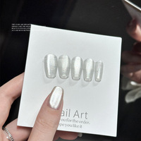 XEIJAYI UV Gel Nail Polish Mirror Porcelain White Cat's Eye Whitening Super Flash Gel Bersertifikat MSDS untuk Toko Kuku