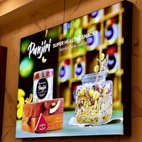 Panneau de menu lumineux LED mural ultra-mince décoratif pour restauration rapide, boîte à lumière publicitaire, affiche de menu de restaurant