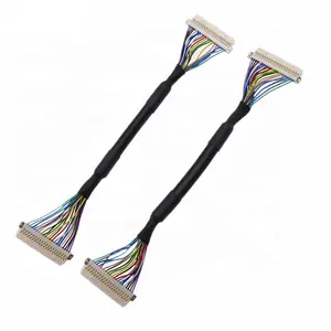 Hirse Kabel Lvds Pcb 20pin Df19 1.0 Mm, Perakitan Suspensi Elektronik untuk Kabel Panel Lcd Kabel Lain