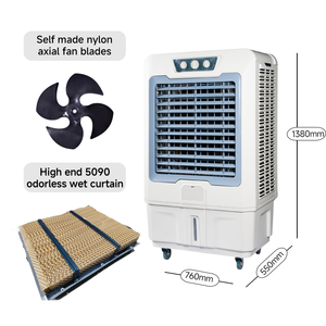 Máy làm mát không khí di động văn phòng 10000CMH 86L dành cho khách sạn, tích hợp động cơ bơm chính - Product Image 4