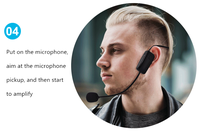 Mikrofon Headset Nirkabel Harga Terjangkau, Mikrofon Nirkabel FM untuk Mengajar, Mikrofon Kerah Nirkabel