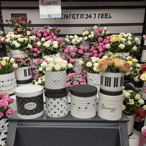 Accetta scatola regalo in cartone di alta qualità scatola regalo scatola di fiori <span class=keywords><strong>3</strong></span> pezzi Set semplice sapone rotondo fresco scatola regalo - Product Image 1