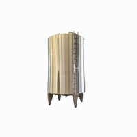 Réservoir de stockage vertical sous pression en acier inoxydable HENGYU SUS304/316L, capacité 1000L, dimensions personnalisables, écologique, longue durée de vie