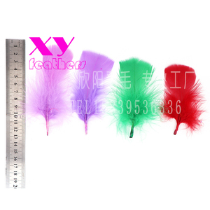 <span class=keywords><strong>Plumes</strong></span> d'oiseaux de dinde blanches, 1 pièce, 5-7CM, haute qualité, vente en gros - Product Image 3