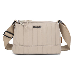 Eco Friendly Material Large Capacity Casual Nylon Zipper Travel Tote Bag Lightweight Directly Fashion Sling Bag - Product Image 2