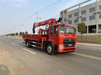 Grue à bras droit montée sur camion de 8 tonnes, hauteur de levage de 15 m pour les projets de construction et d'infrastructure en Afrique