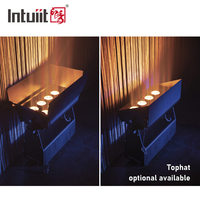 Projecteurs LED étanches IP65 8x15W RGBW 4-en-1 DMX512 pour l'éclairage extérieur des hôtels, des façades de bâtiments, des ponts, des paysages et des scènes