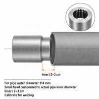Manchon à cannelures à 28 dents, diamètre extérieur du tuyau 114 mm, compatible avec WAM et SICOMA