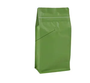 Koffie Zak Met Klep Food Grade Verpakking Plastic Hanger Voor Bloem Hoed