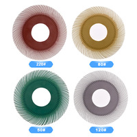 Disque abrasif en nylon à poils radiaux de 6 pouces pour le débavurage, le nettoyage, le polissage et le meulage des métaux