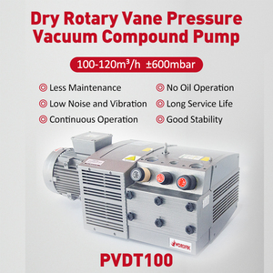 Wordfik 7.5HP 5.5kW PVDT100 Dry Rotary Carbon Vane Pressure Vacuum Compound <strong>Pump</strong> <strong>for</strong> Printing Machine - Product Image 4