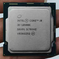 Procesador de CPU Intel Core I9-10900K Usado para Ordenador de Escritorio, 10 Núcleos, 20 Subprocesos, LGA1200, hasta 5.3GHz
