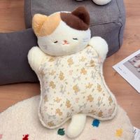 Bantal Boneka Domba, Boneka Penghilang Stres yang Lembut, Bantal Tidur Empuk Tiga Warna, Hadiah Teman, Grosir
