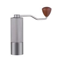 Moulin à café manuel en acier inoxydable 420 réglable, mini moulin à café portable en bois, moulin à café manuel