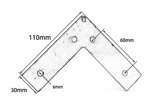 <span class=keywords><strong>Pied</strong></span> de meuble en acier inox, 1 pièce, <span class=keywords><strong>pied</strong></span> de meuble, étagère, épingle à cheveux - Product Image 3