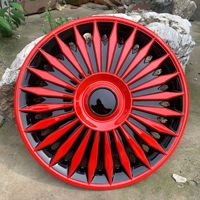 Cache-roue de 14 pouces avec finition chromée et ABS, ajustement universel pour la rénovation automobile (Modèle YL-6201)