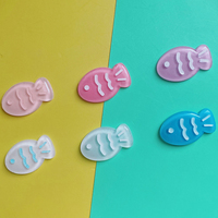 Accessoires pour bijoux DIY, épingles à cheveux, charmes en résine de poisson mignons, miniatures artisanales pour la fabrication de broches, artisanat fait main, étui de téléphone portable, aimant de réfrigérateur