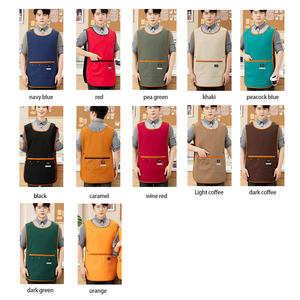 Delantal de Cocina para Restaurante, Uniforme para Cafetería, Ropa de Trabajo Transpirable, Delantal Unisex para Camarero - Product Image 3