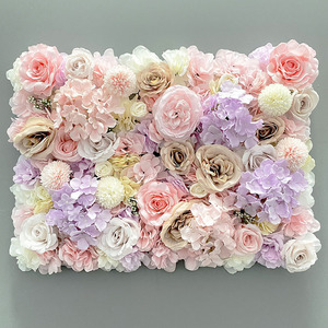Muro <span class=keywords><strong>de</strong></span> Flores Artificiales <span class=keywords><strong>de</strong></span> Seda Cuidadosamente Seleccionadas - Fondo para Sesiones <span class=keywords><strong>de</strong></span> Fotos <span class=keywords><strong>de</strong></span> Boda, Decoración para Escaparates <span class=keywords><strong>de</strong></span> Centros Comerciales, Hortensias, Rosas y Follaje - Product Image 2