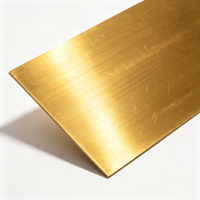 High Precision H65 C26800 Brass Alloy Plate 0.8-30mm Mirror Polished Copper Zinc Sheet Soft Temper for Electronic Terminal Jewel
