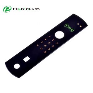 2mm Touch Screen Protective Glass Screen Printed Automation Home Tempered Cover Glass Panel for <b>Smart</b> Door <b>Lock</b> - Product Image 3